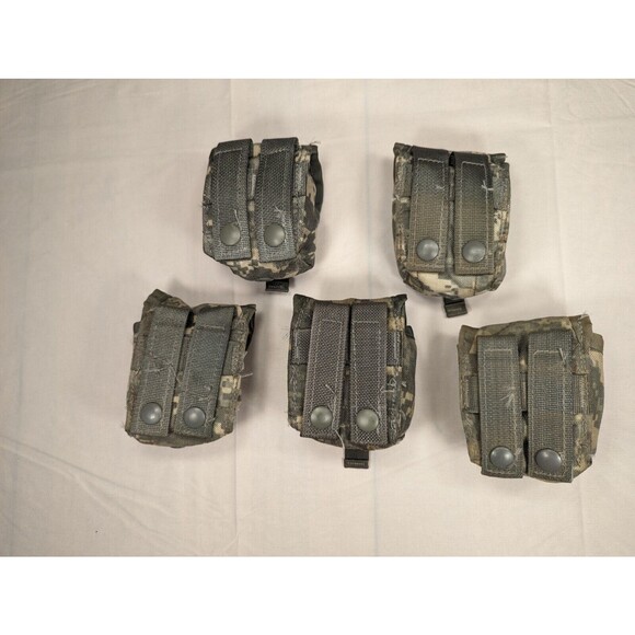 5 Military Hand Grenade Pouch, Army ACU Digital Camo MOLLE II Pouches VGC - Picture 2 of 11